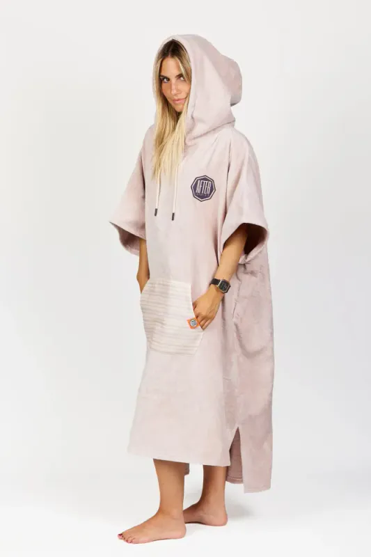 Poncho High End - 100% Cotton - Dusty Rose