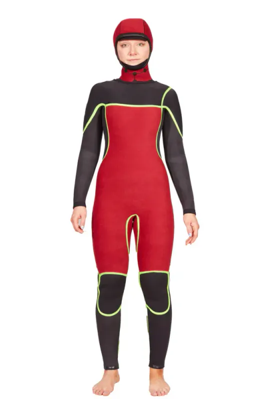 Vinter surf Dame komplett våtdrakt pakke med Yamamoto Neopren