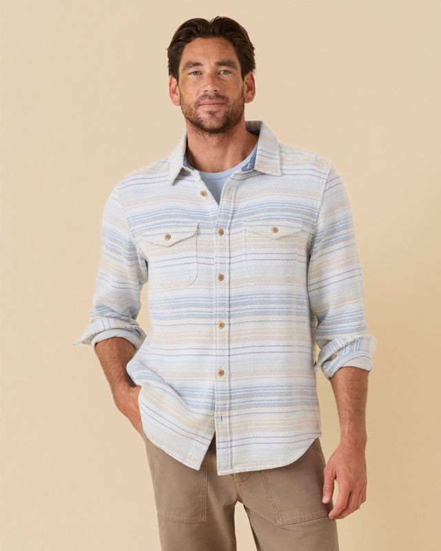 OK Blanket Shirt - Seabreeze Mojave Stripe